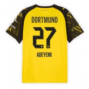 Borussia Dortmund Karim Adeyemi #27 Hjemmebanetrøje 2025-26 Kortærmet